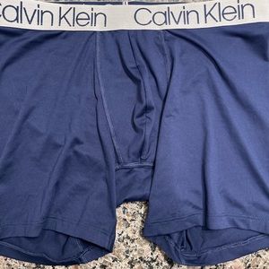 Calvin Klein blue boxer briefs microfiber